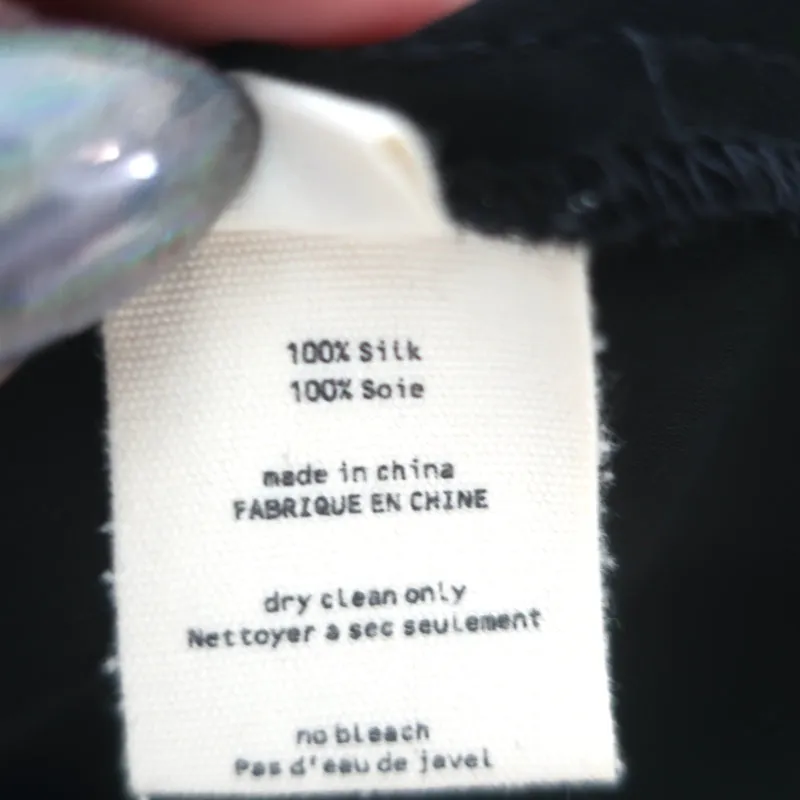 Le Haut à Manches Longues Extra Small de l'Agence Black Silk