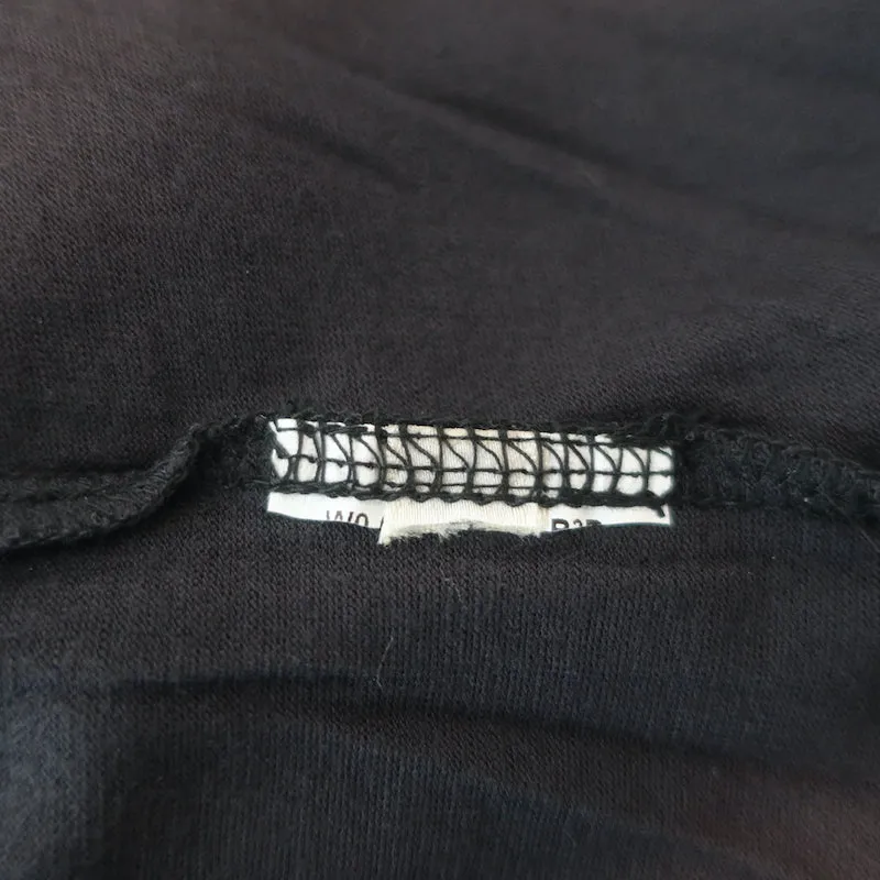 Haut Lanvin à Rosettes en Chiffon Noir Taille Petite Blouse sans Manches