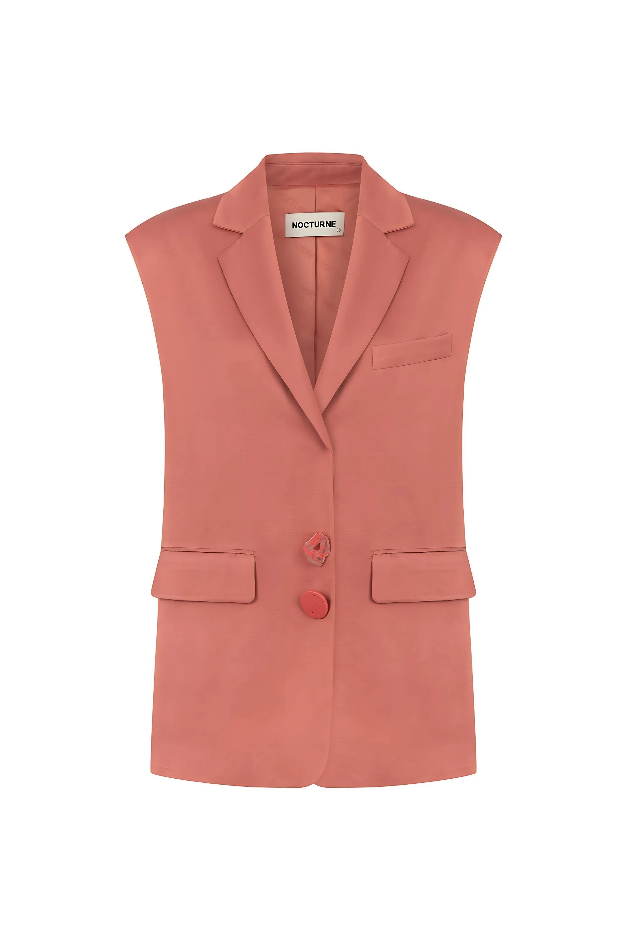 Gilet à col revers