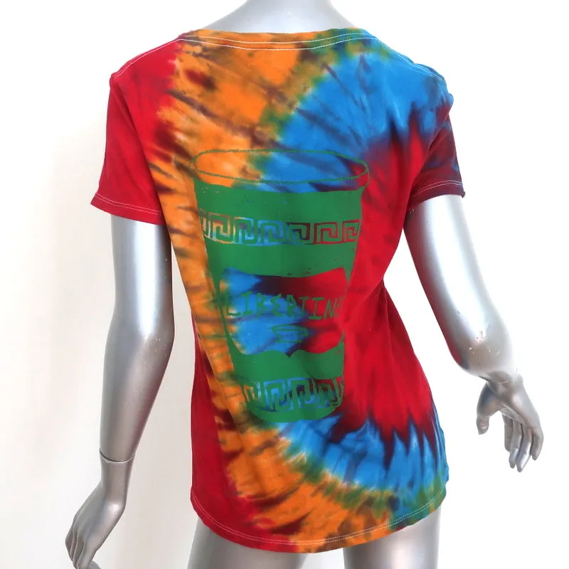 T-shirt Libertine Take Out Teinté à la Main Taille Petite Manches Courtes Haut