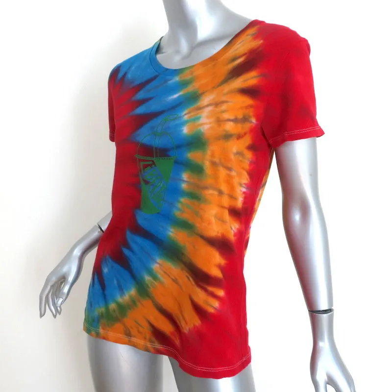 T-shirt Libertine Take Out Teinté à la Main Taille Petite Manches Courtes Haut
