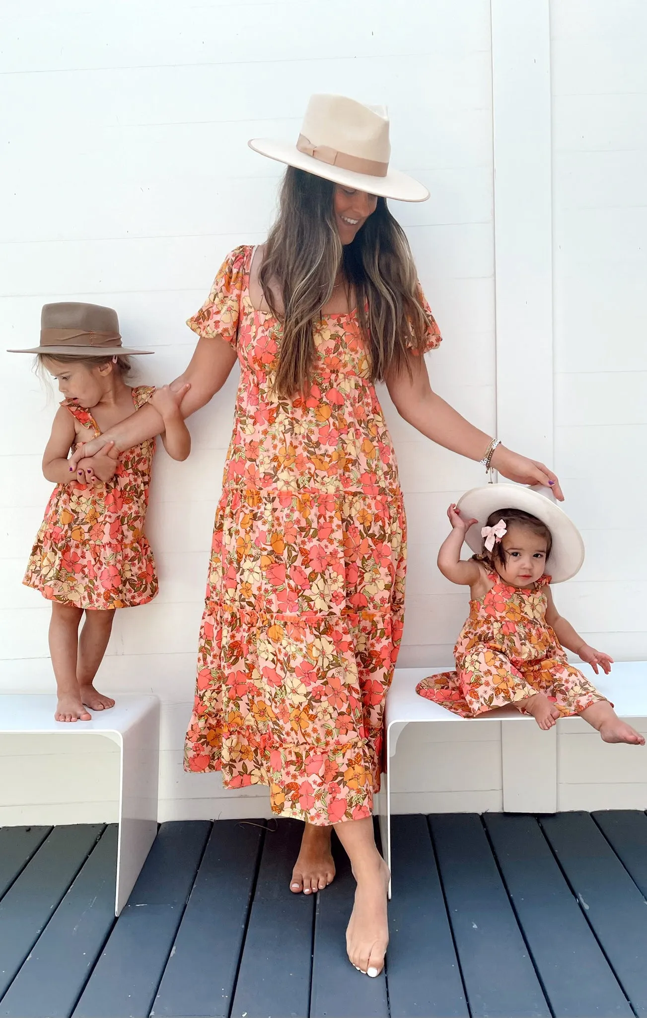Robe midi Linds ~ Jolie Coquelicot