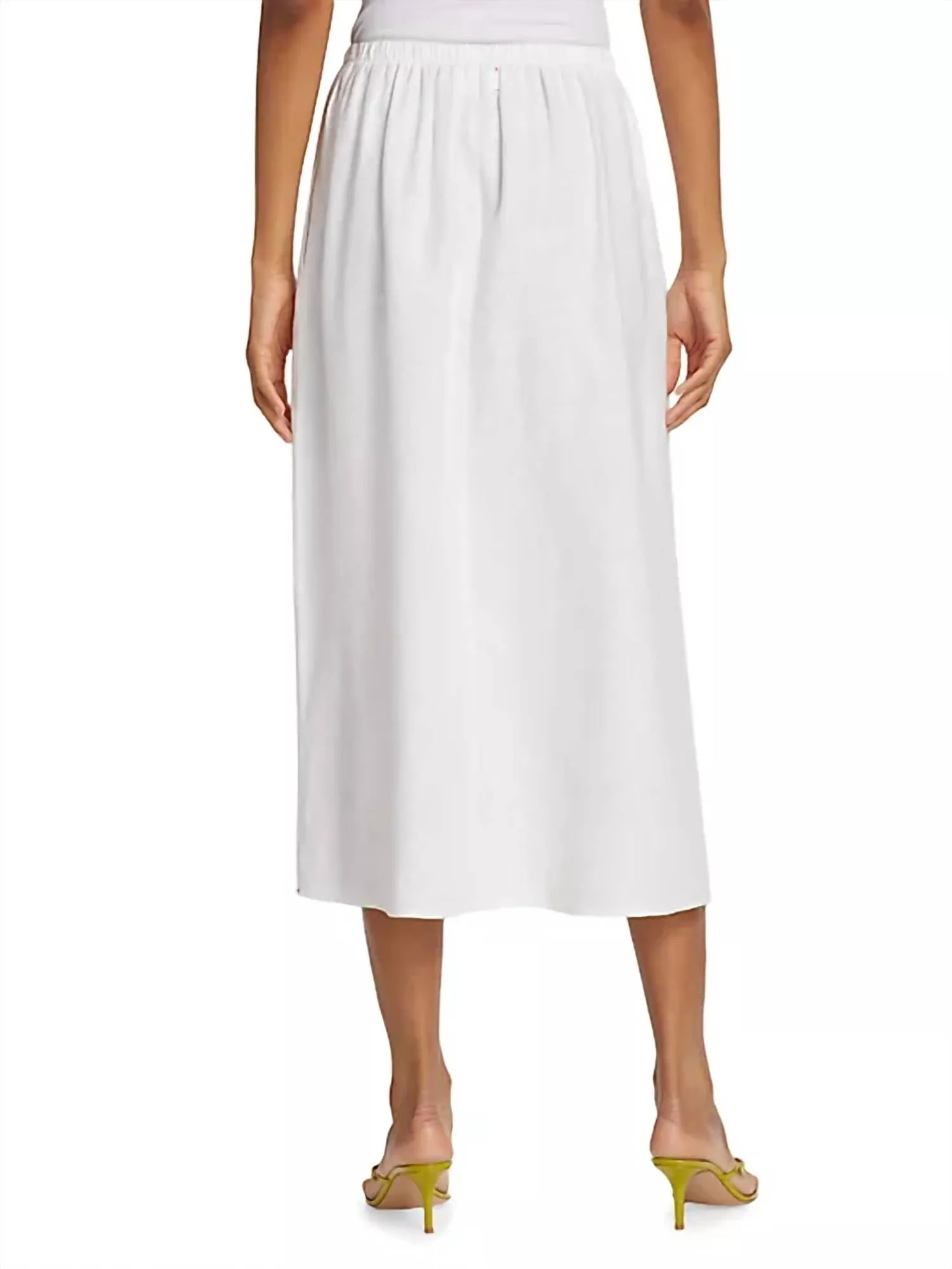 Jupe midi Loretta en blanc