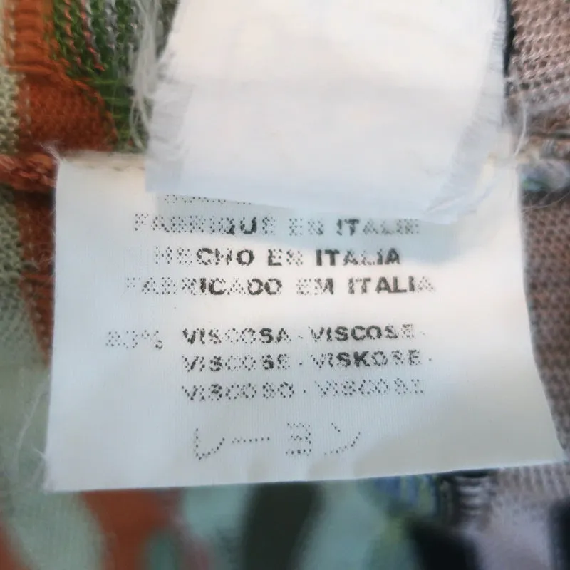 M Missoni Haut à encolure en V Rayé multicolore Taille US 8