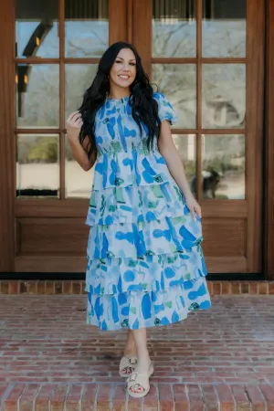 Margo Bubble Sleeve Smocked Dress