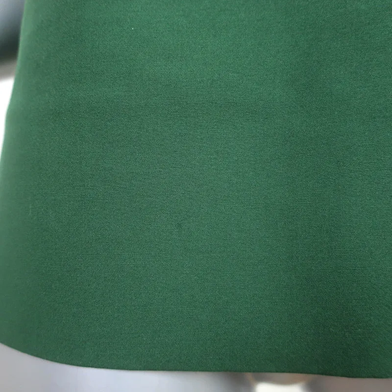 Marni Blouse à Plis Dos Vert Coton Taille 40 Manches Courtes