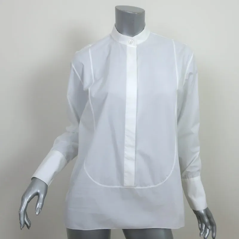 Chemise Smoking Marni Blanc Coton Taille 40 Manches Longues Blouse