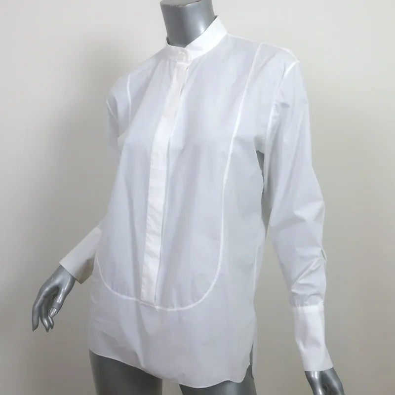 Chemise Smoking Marni Blanc Coton Taille 40 Manches Longues Blouse