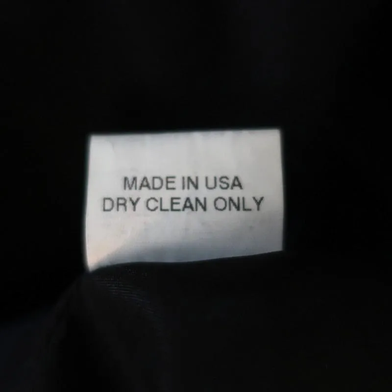 Mason Haut à Bretelles Noir/Or Imprimé Pointillé en Soie Taille 8 Blouse Dos Nu