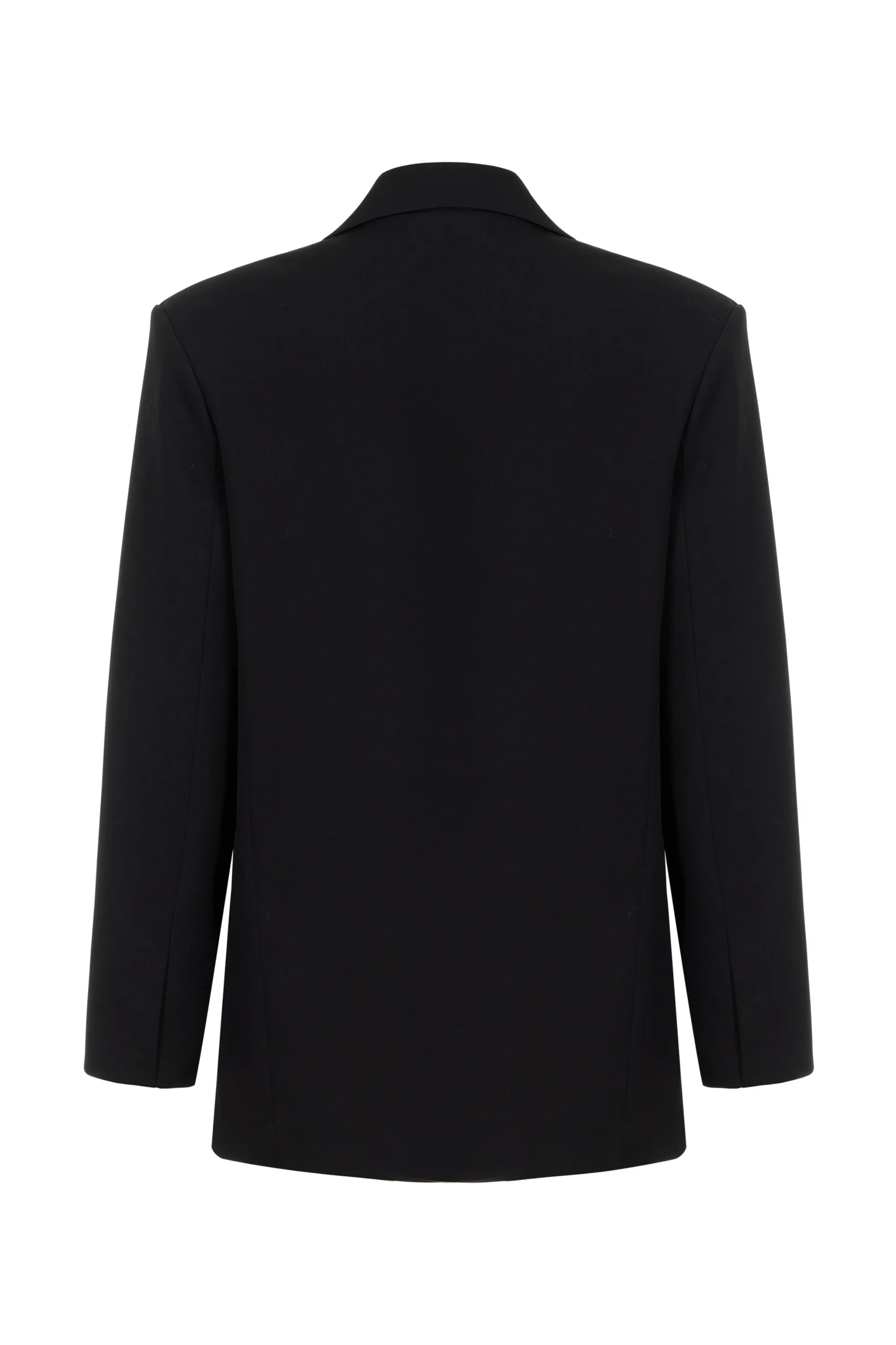 Blazer à détails de lettres métalliques