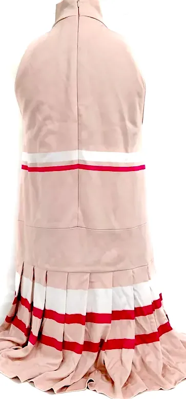 Miu Miu Italie. Robe en élasthanne rose, viscose et soie
