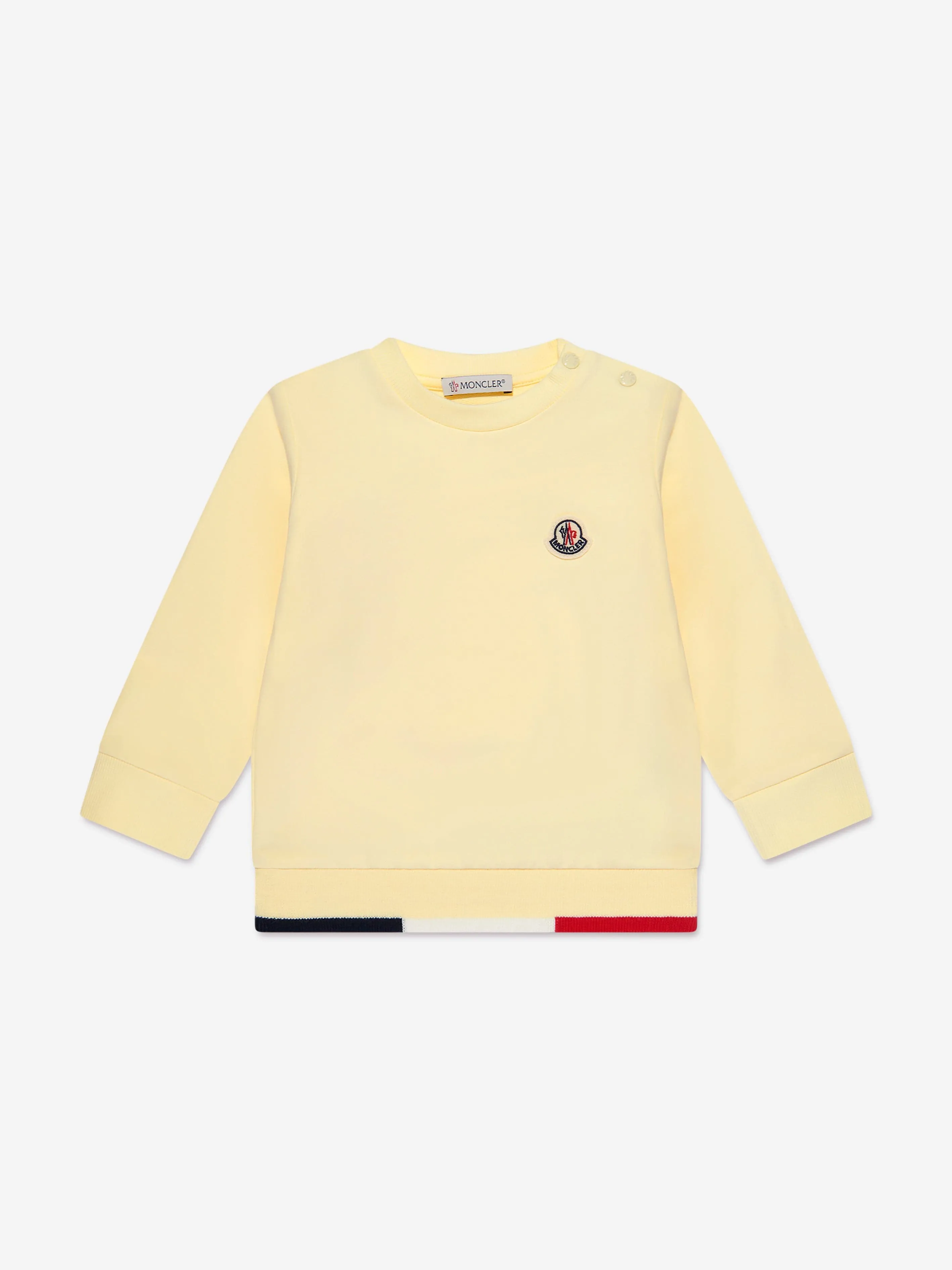 Moncler Enfant Combinaison à Logo pour Bébé Garçon en Jaune