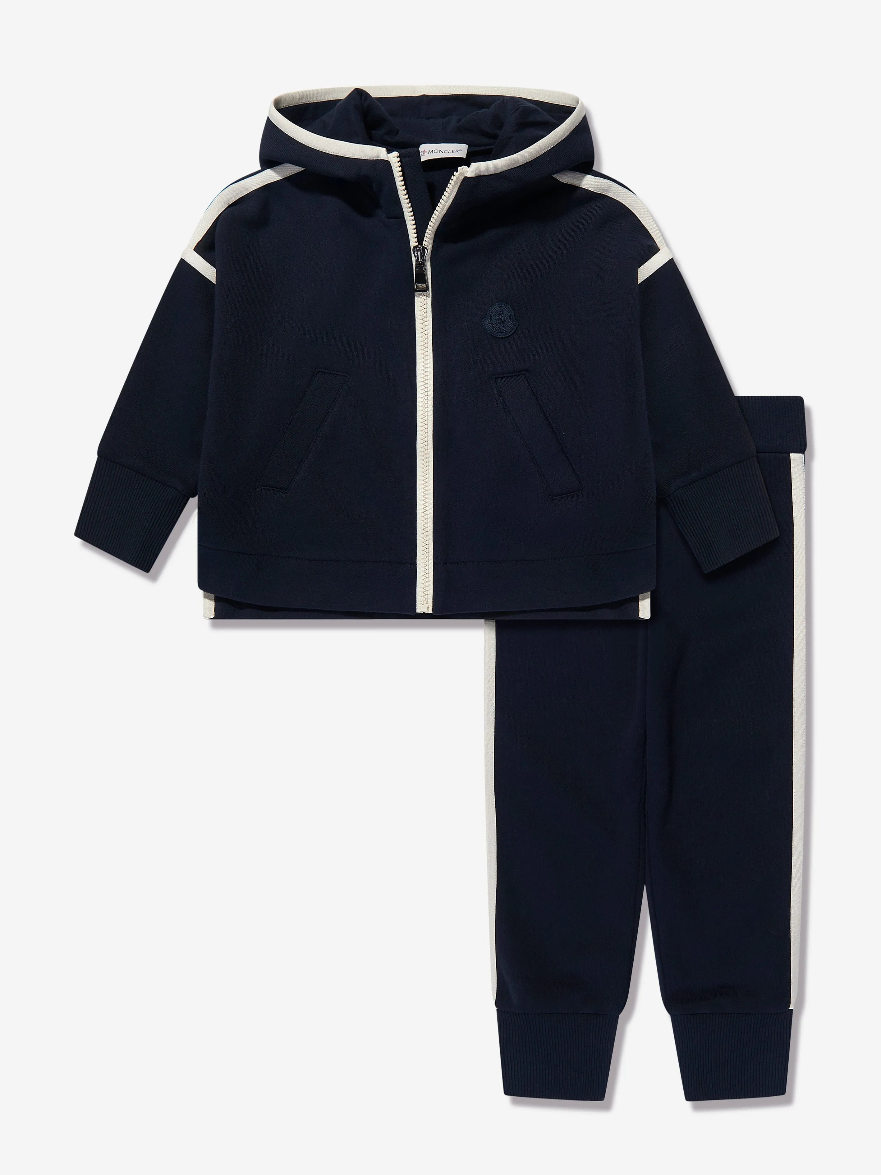 Survêtement Moncler Enfant pour Garçons en Bleu Marine