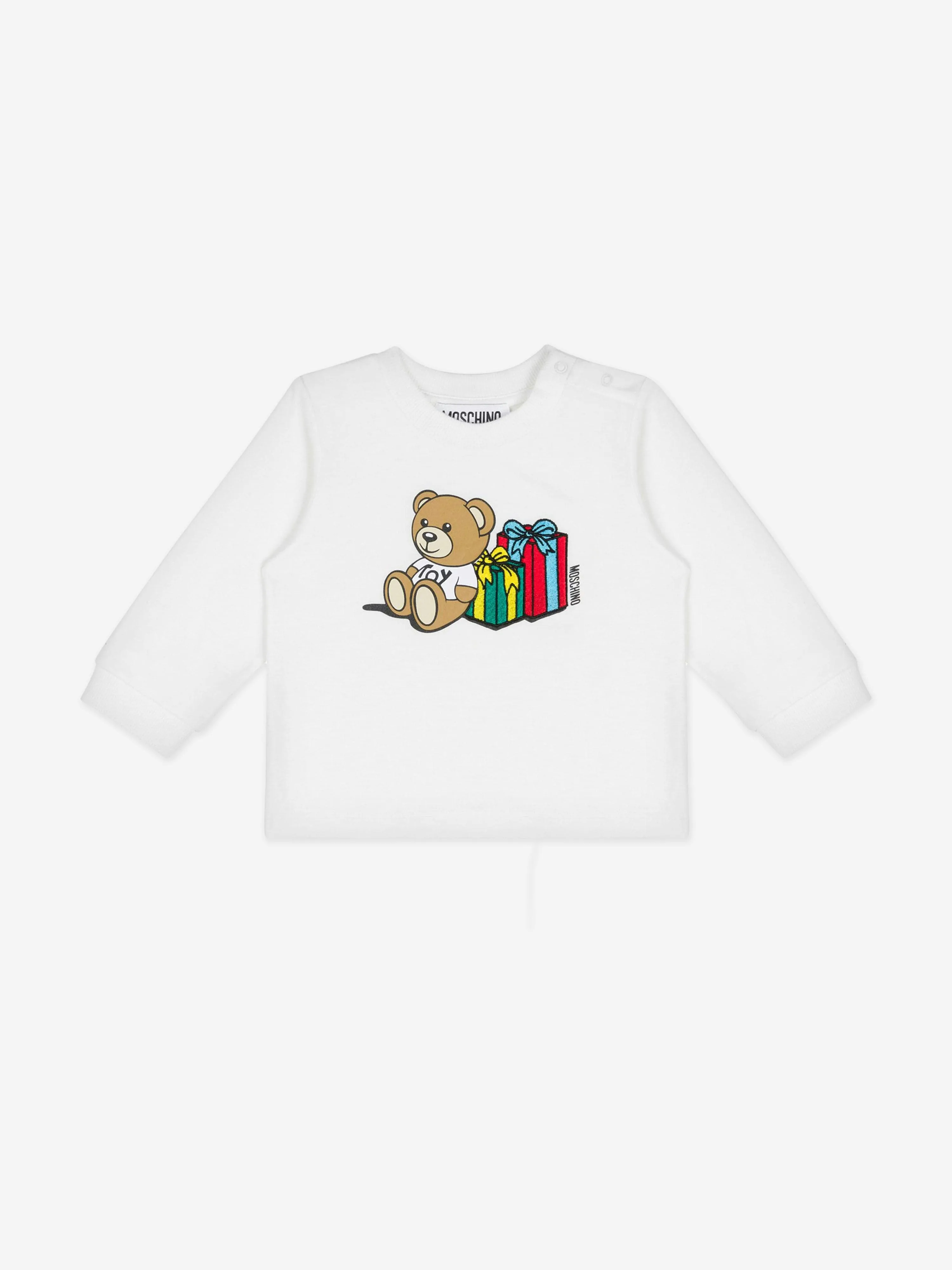 Ensemble Pantalon Moschino Baby Ours de Noël Multicolore