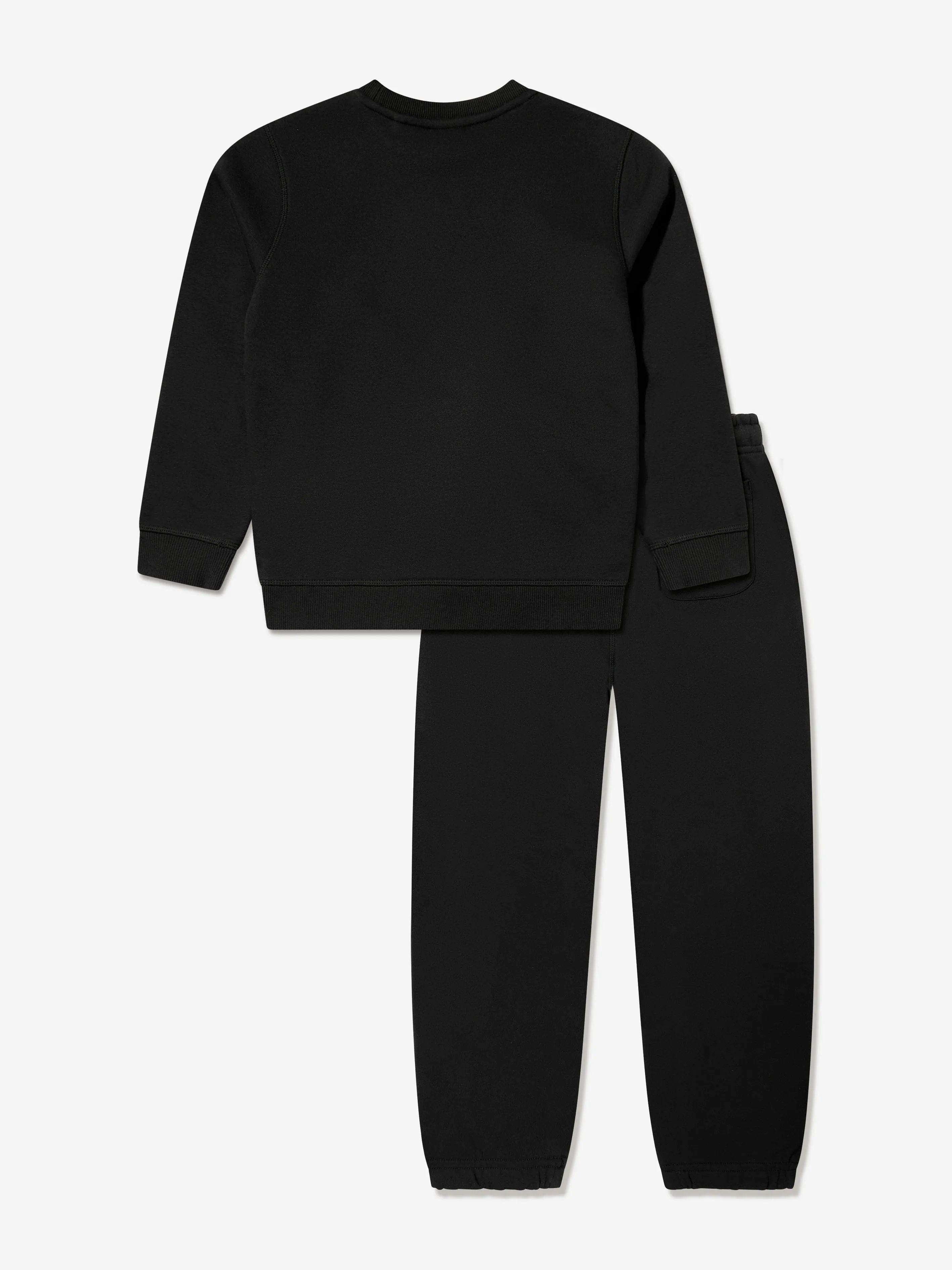 New Balance Survêtement Garçon avec Petit Logo Brodé en Noir