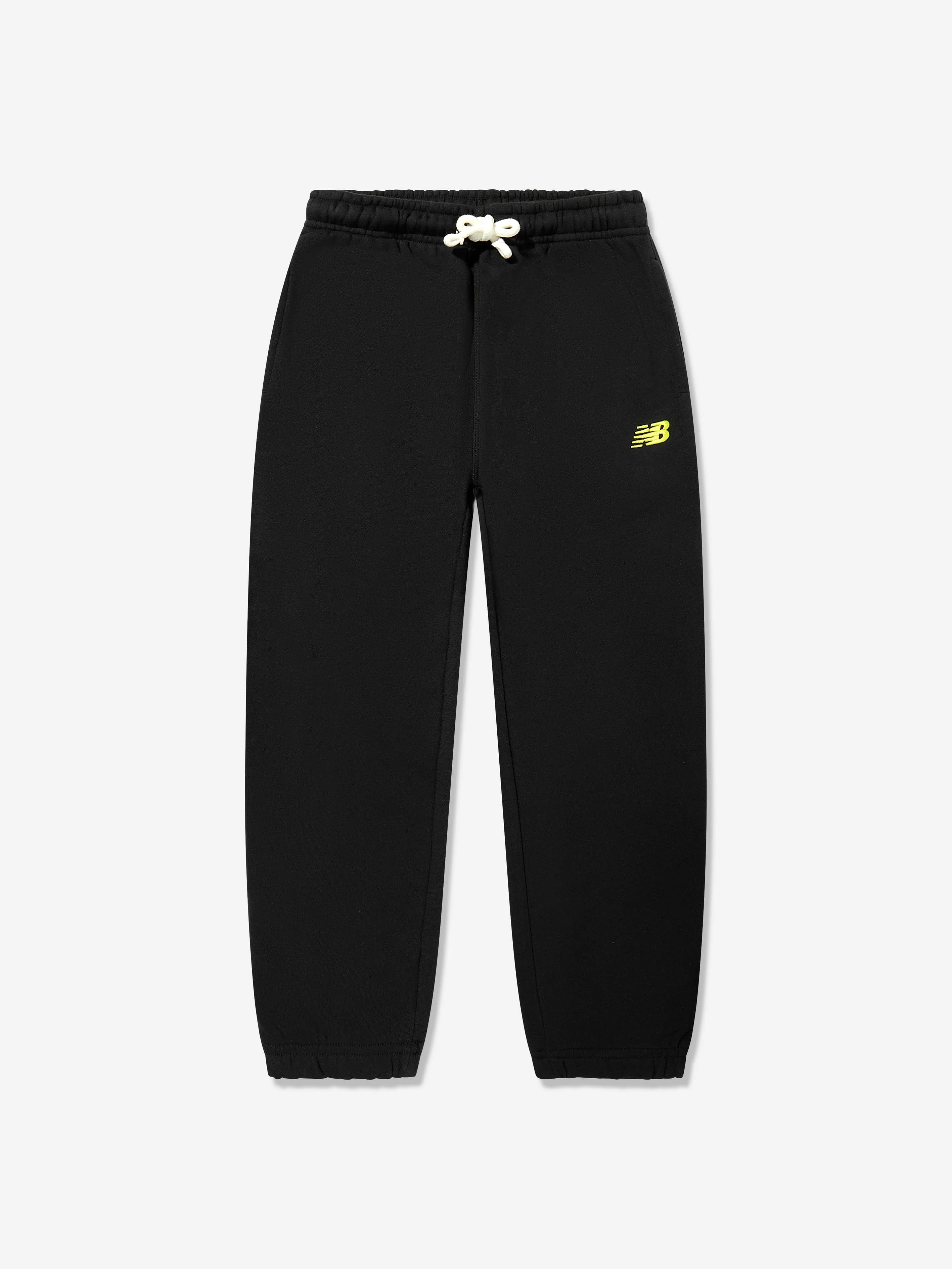 New Balance Survêtement Garçon avec Petit Logo Brodé en Noir