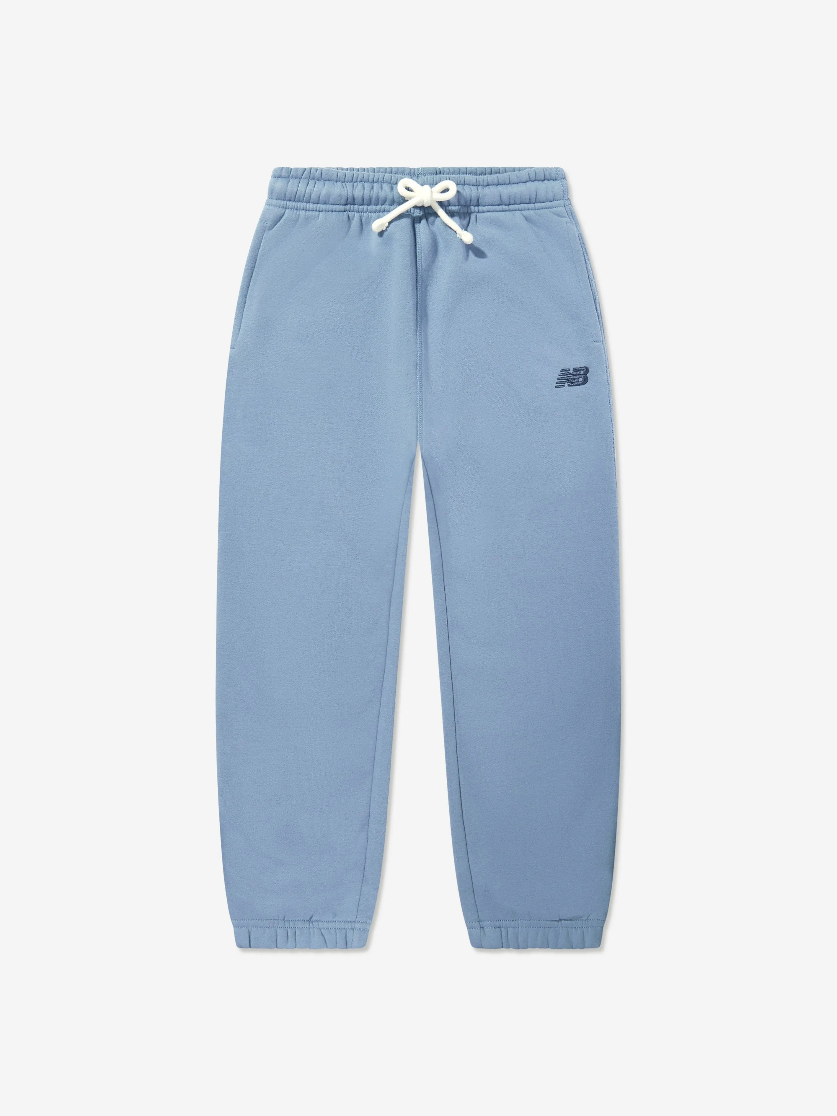 New Balance Survêtement Garçons Logo Small Brodé en Bleu