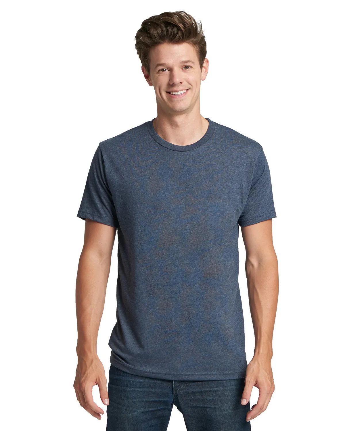 T-shirt pour hommes Next Level 6010A en triblend fabriqué aux États-Unis