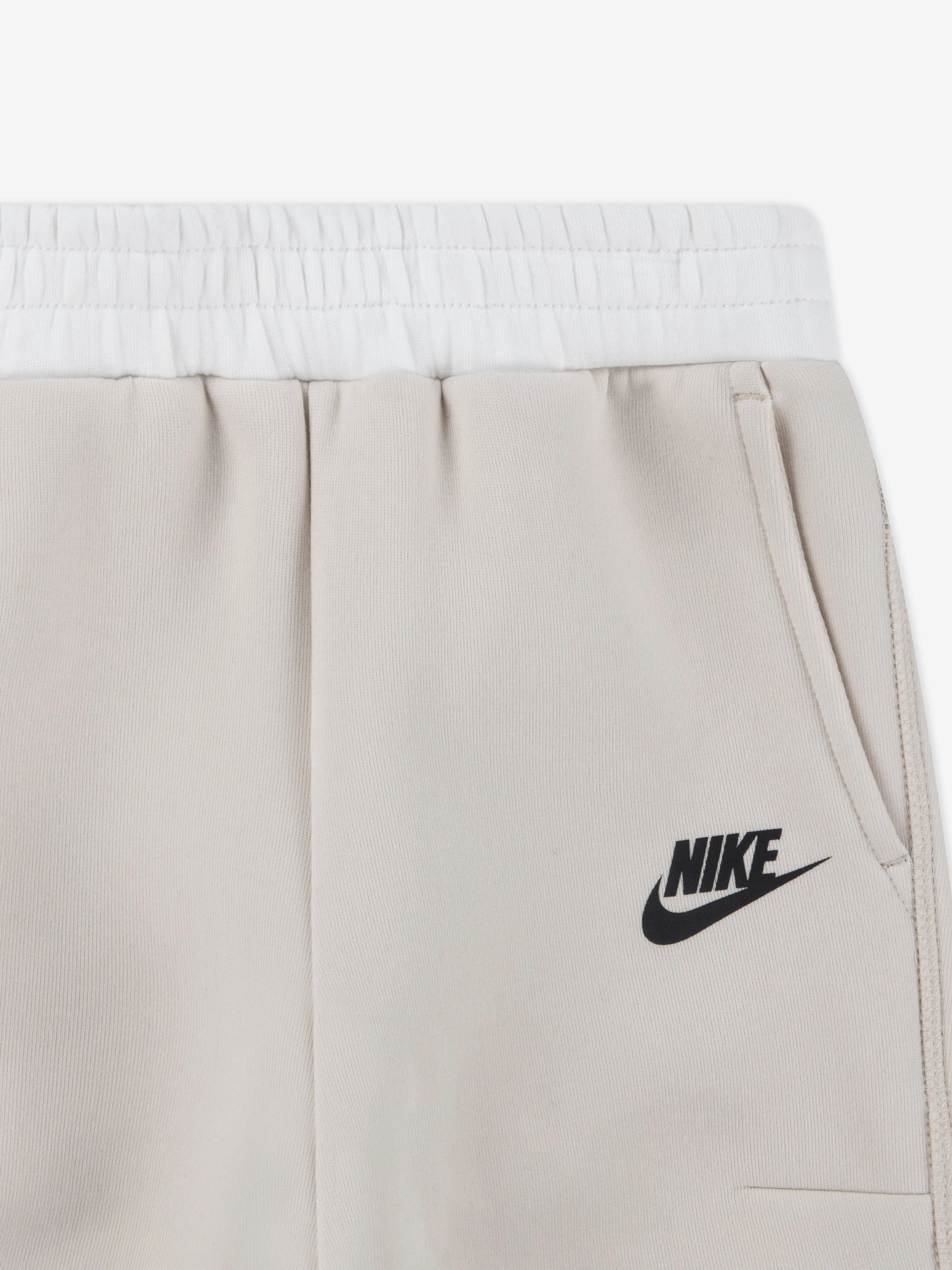 Nike Kids Tech Fleece Sweat à Capuche Zip Complet en Beige
