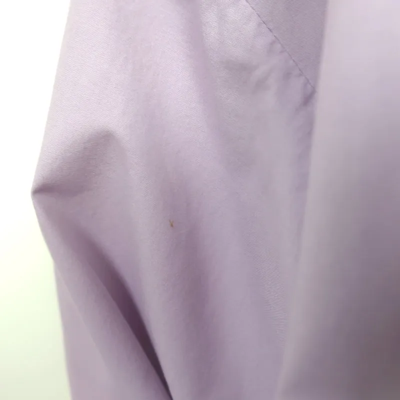 Blouse Nili Lotan Mattie en coton lilas, taille moyenne, manches blouson