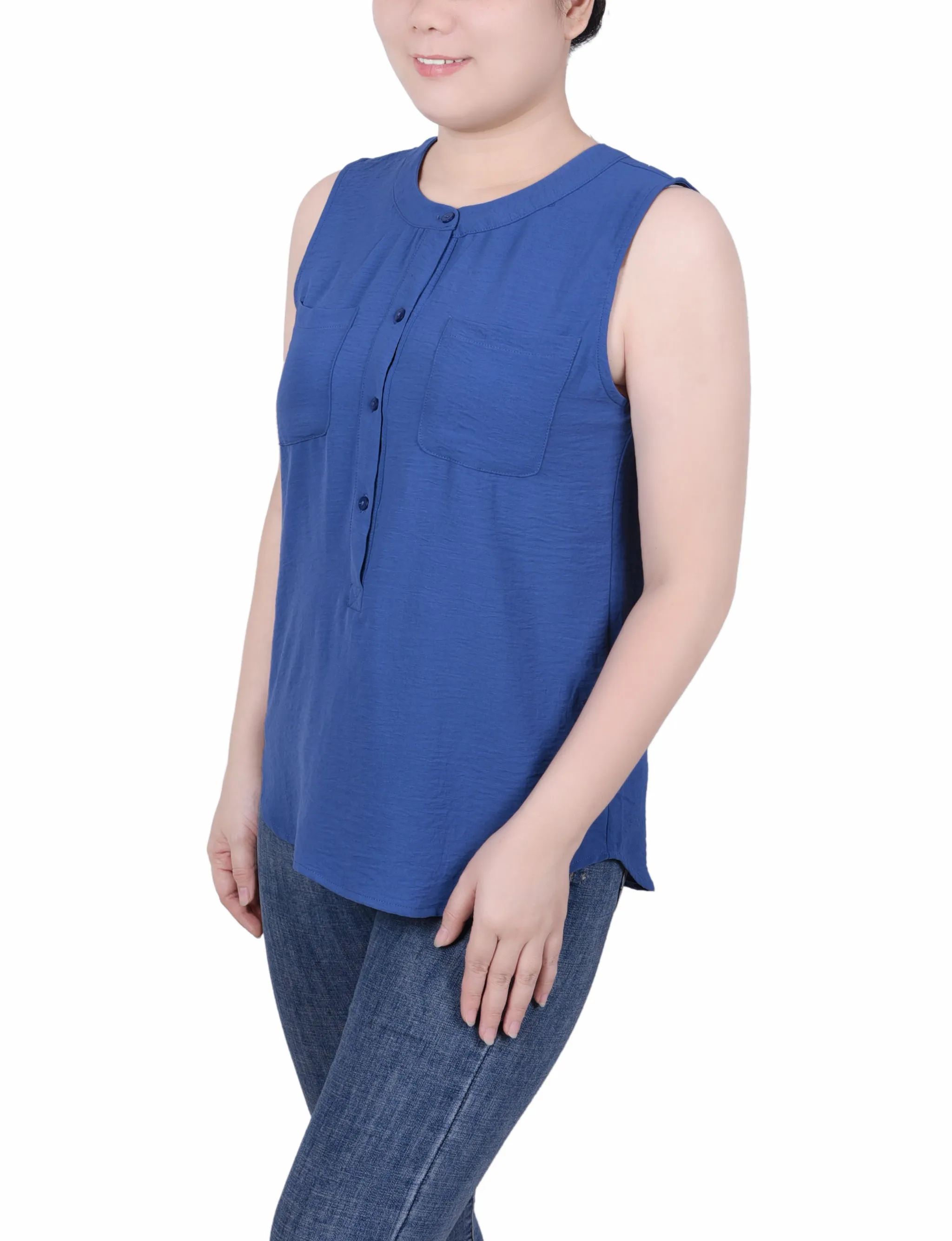 Petite Blouse sans Manches à Aération