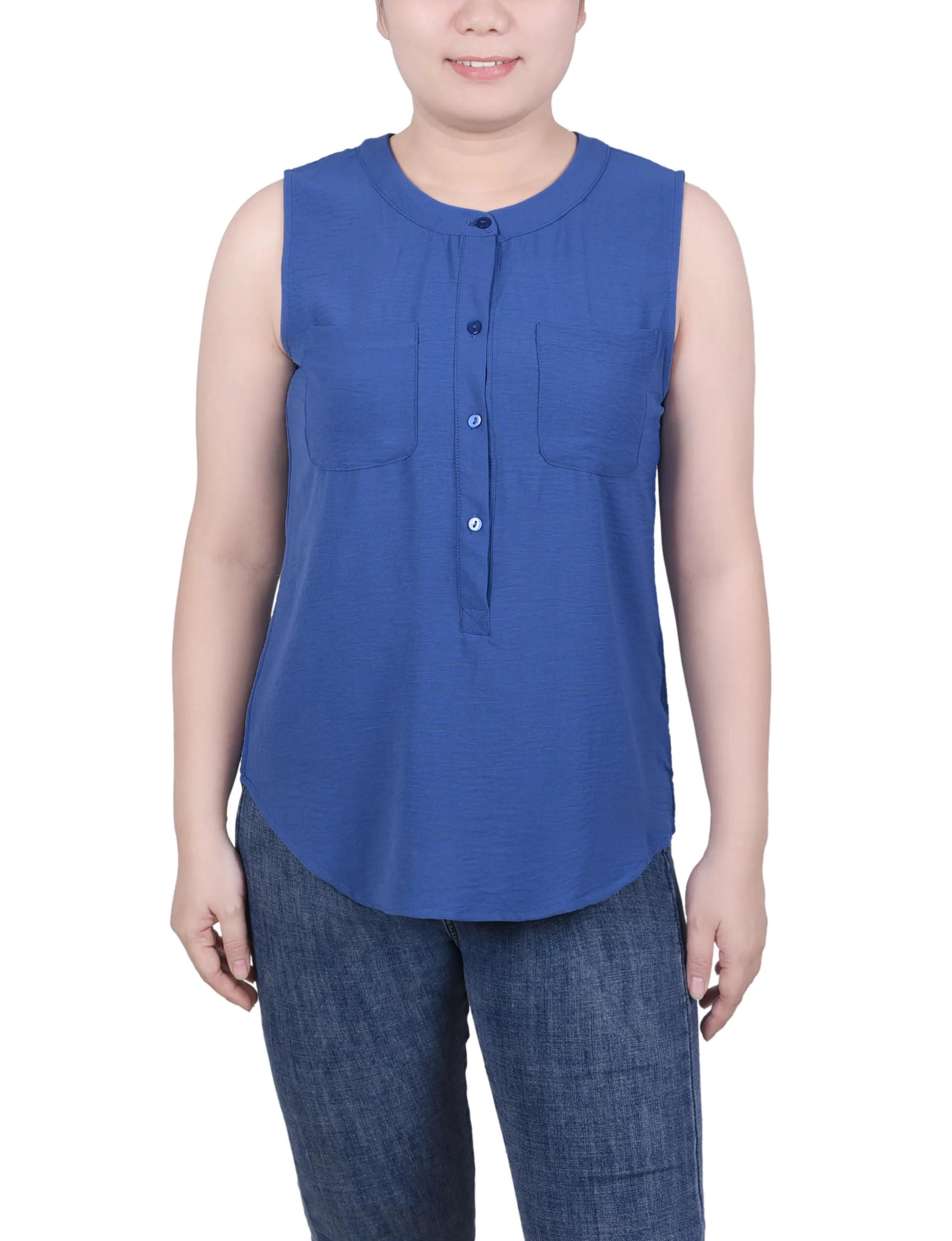 Petite Blouse sans Manches à Aération