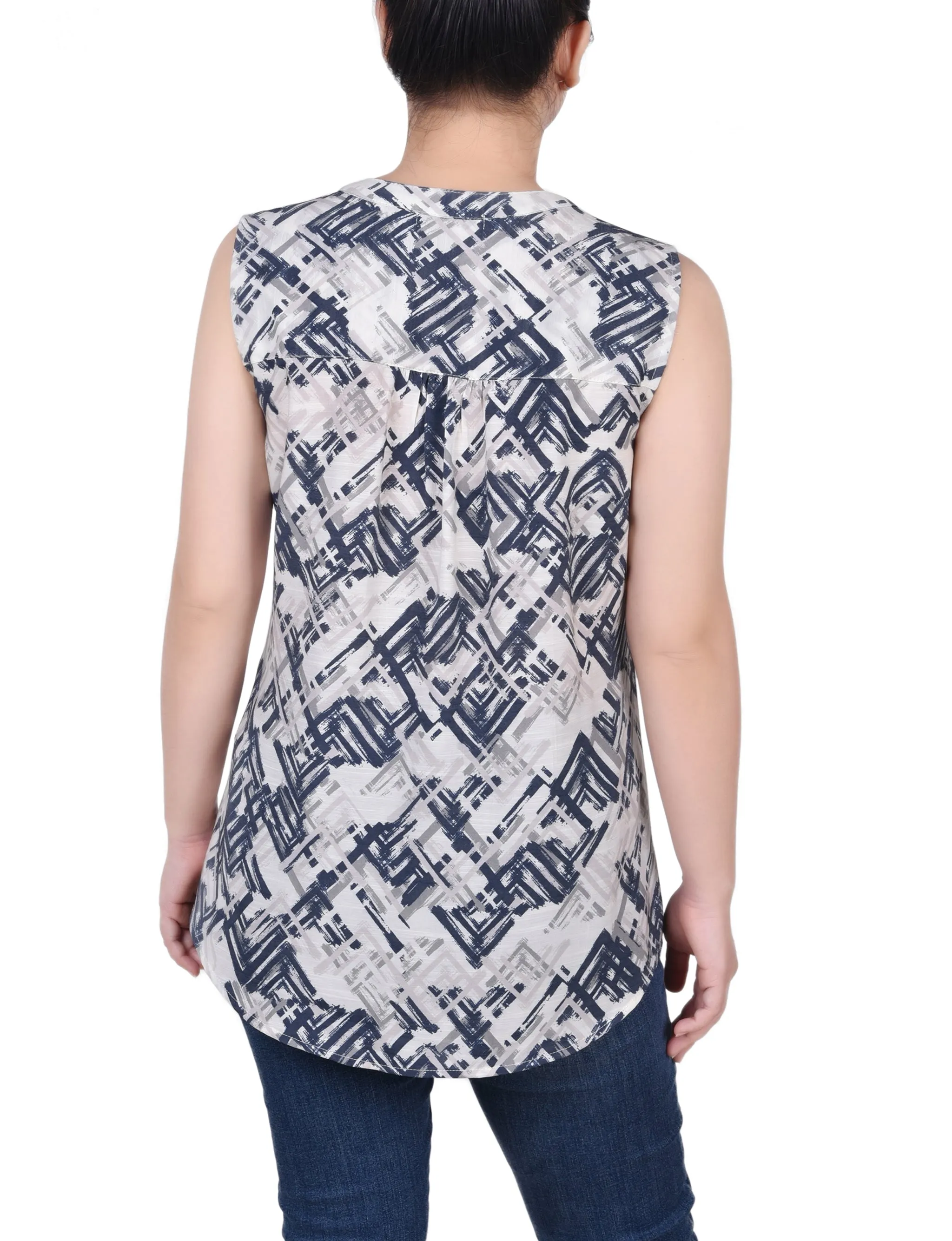 Petite Blouse Sans Manches à Pinces