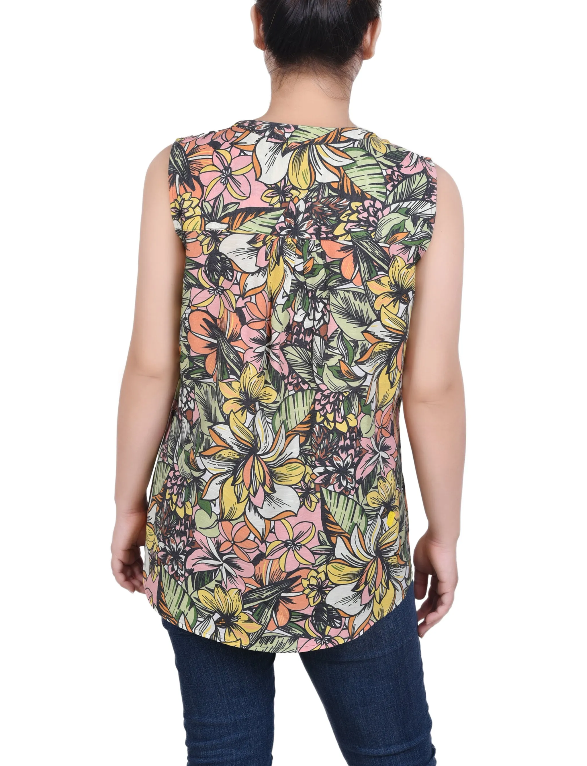 Petite Blouse Sans Manches à Pinces