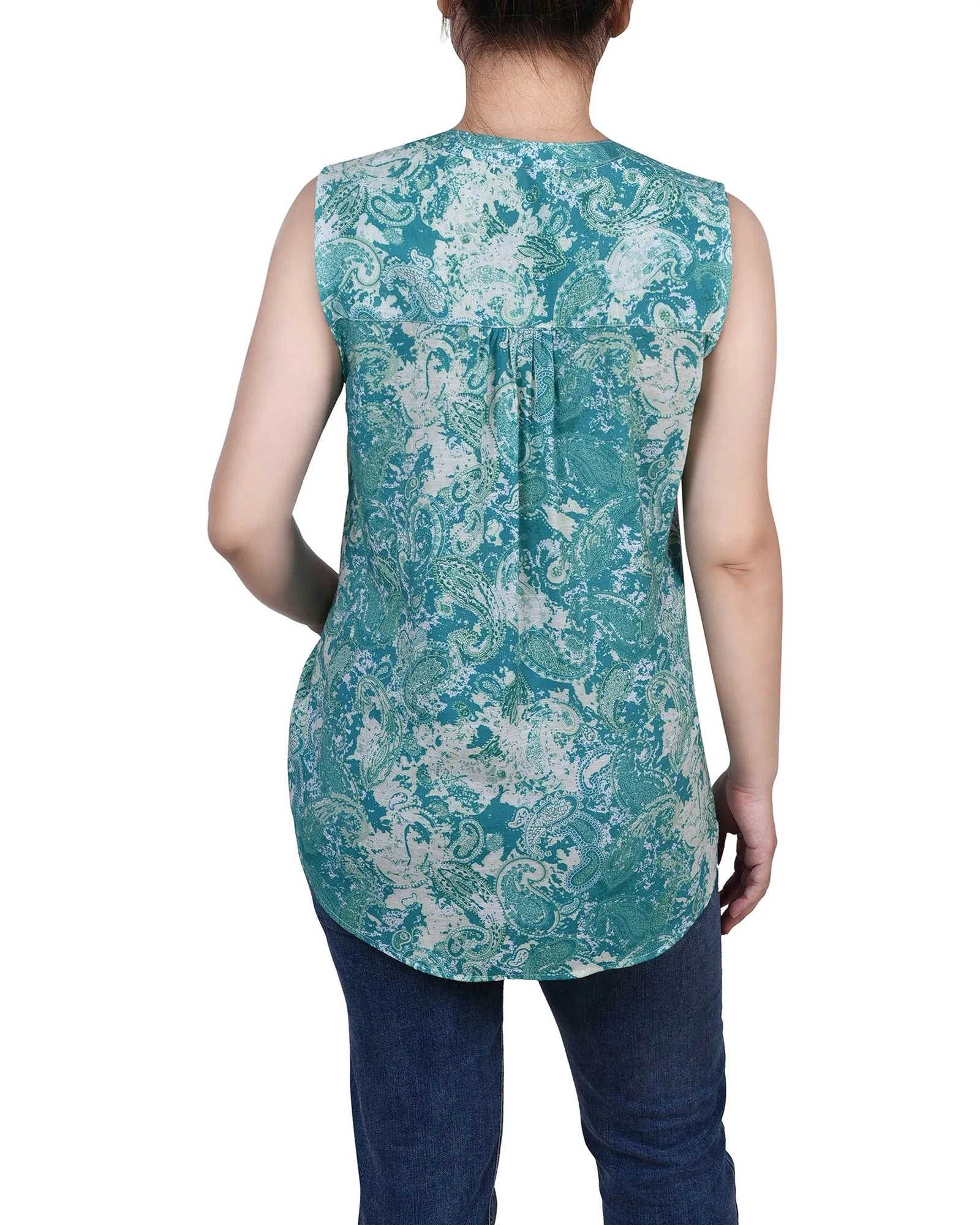 Petite Blouse Sans Manches à Pinces