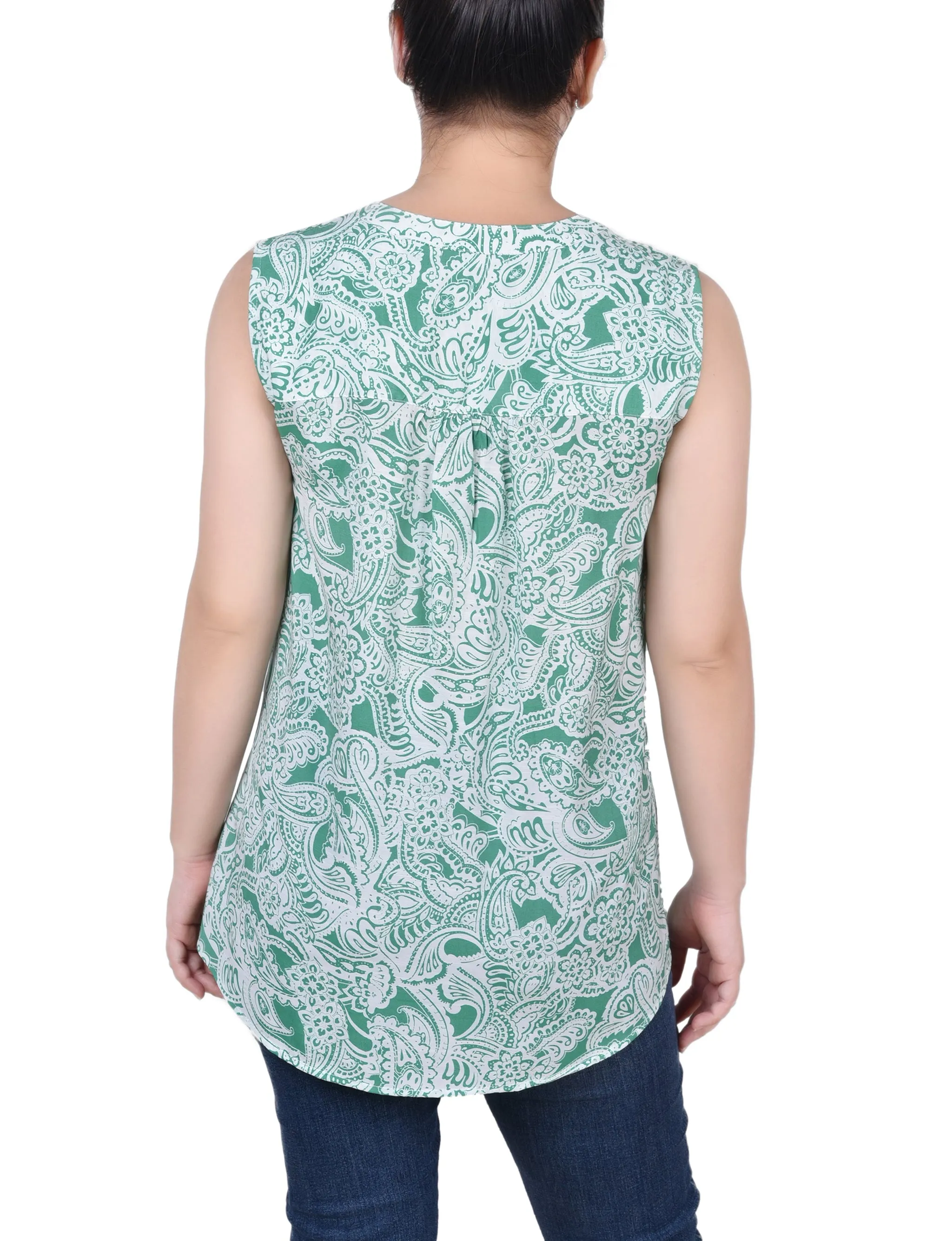 Petite Blouse Sans Manches à Pinces