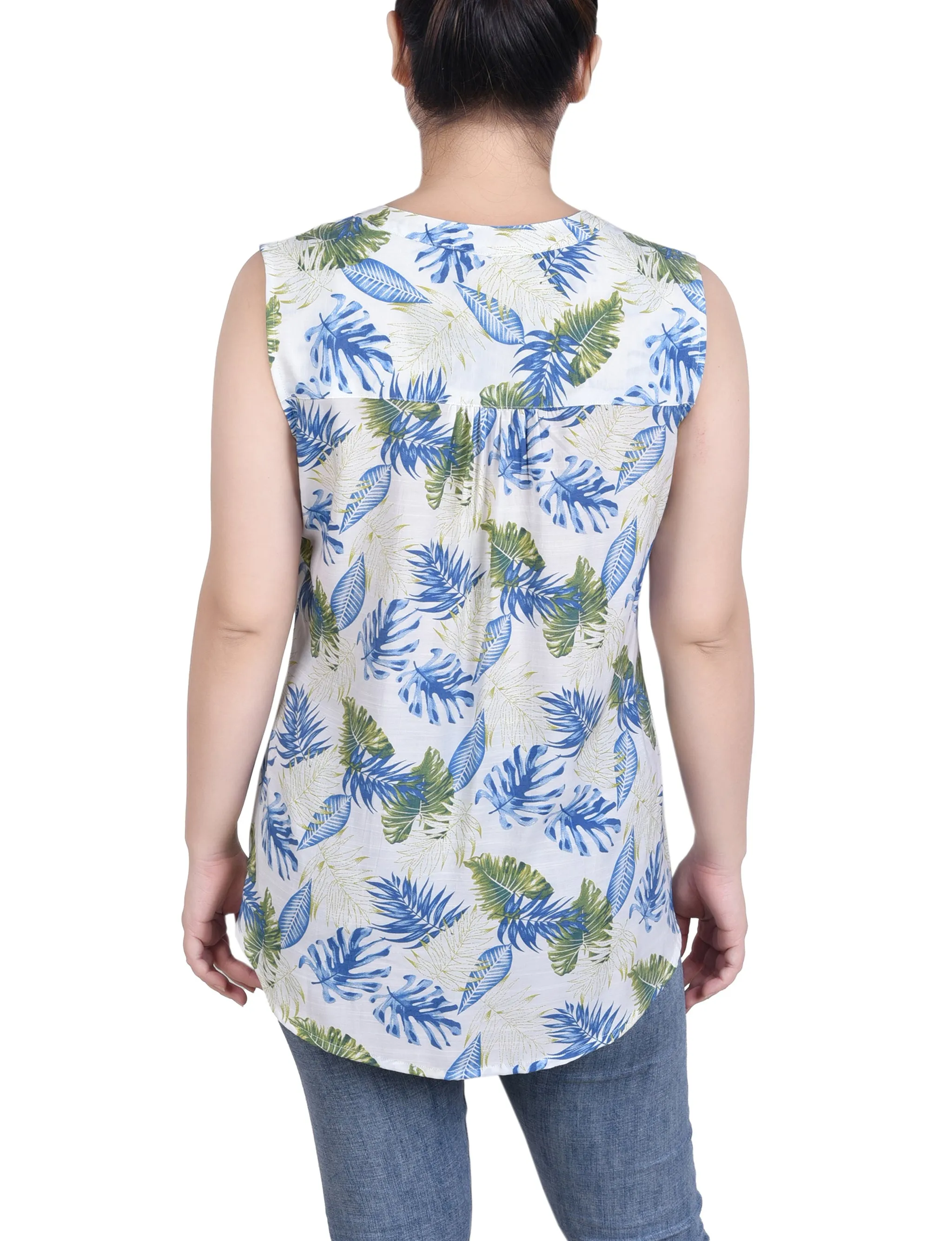 Petite Blouse Sans Manches à Pinces