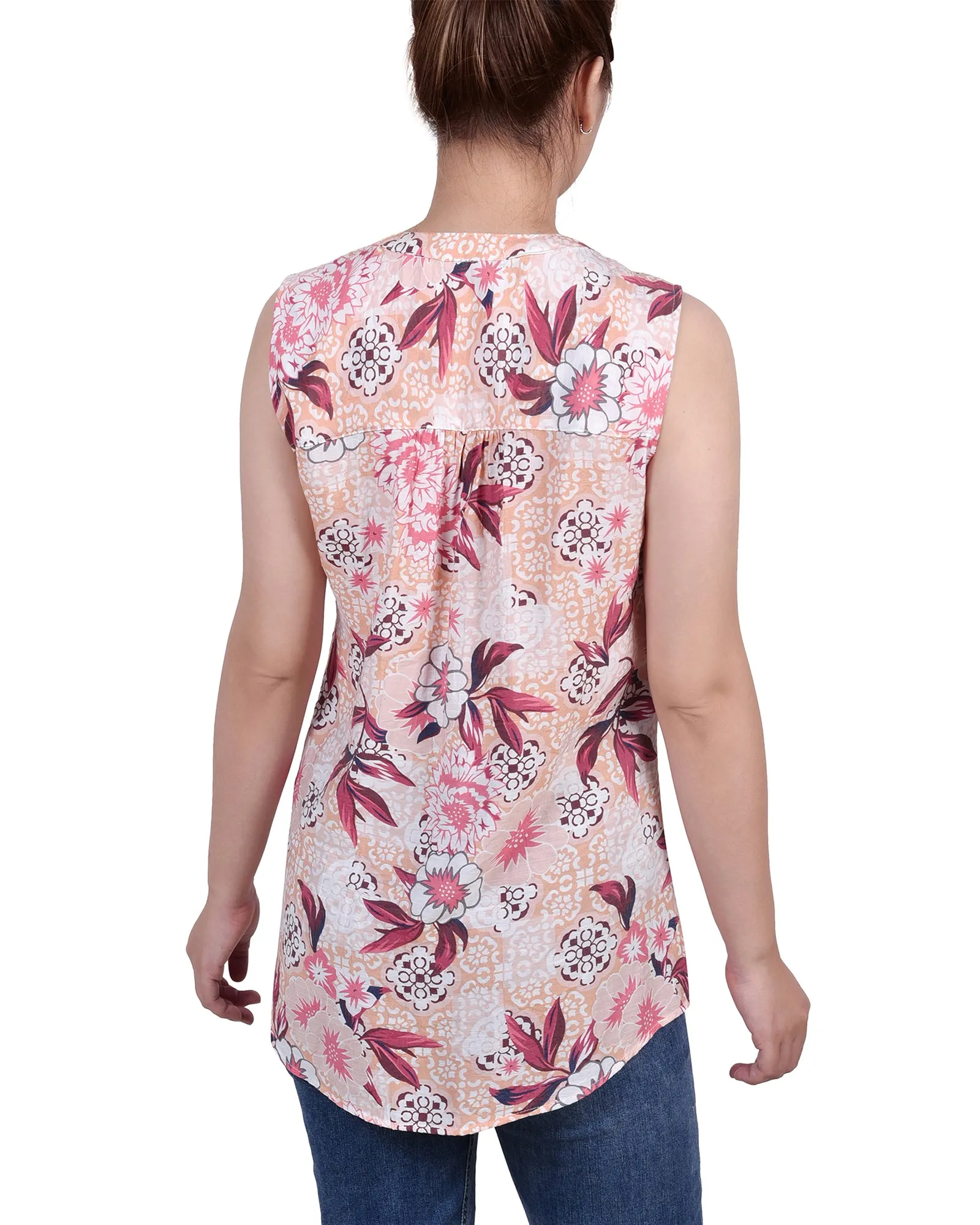 Petite Blouse Sans Manches à Pinces