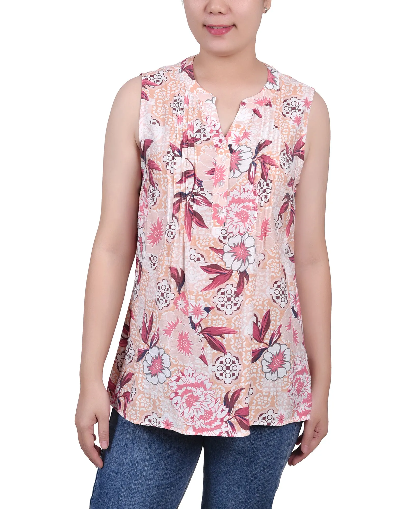 Petite Blouse Sans Manches à Pinces