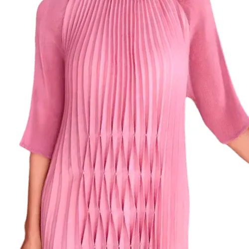 Robe élégante plissée