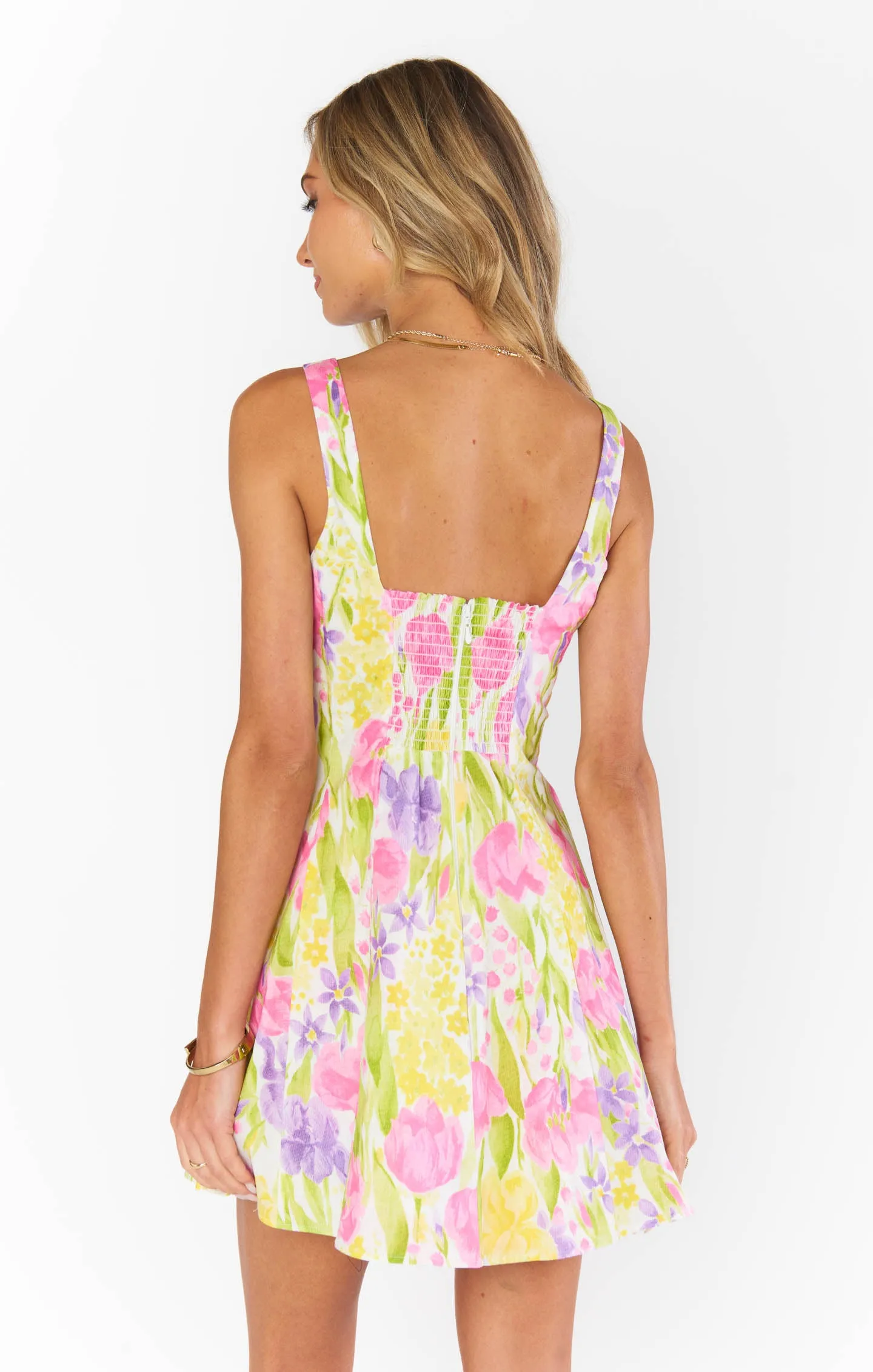 Robe courte Prim ~ Tulipes en fleurs