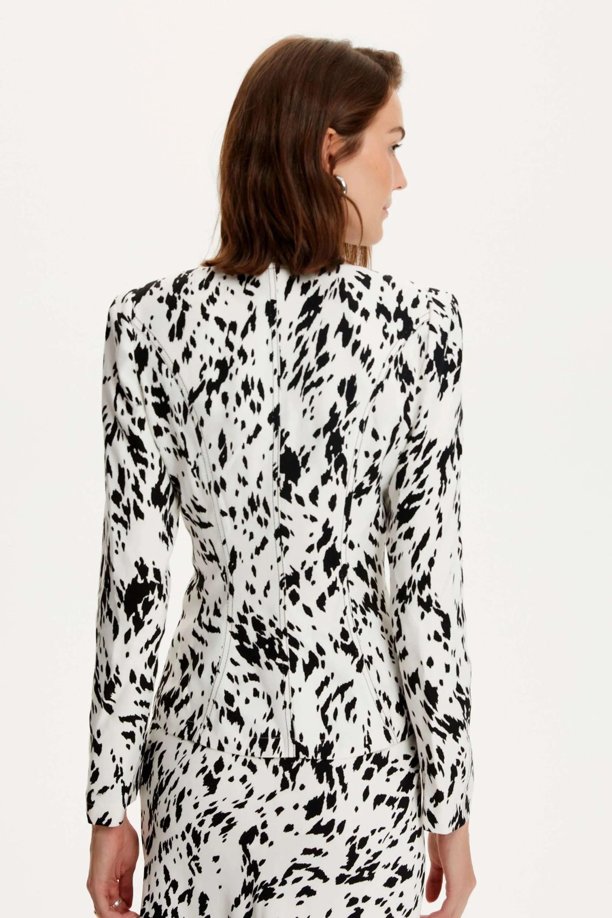Veste à manches longues imprimée