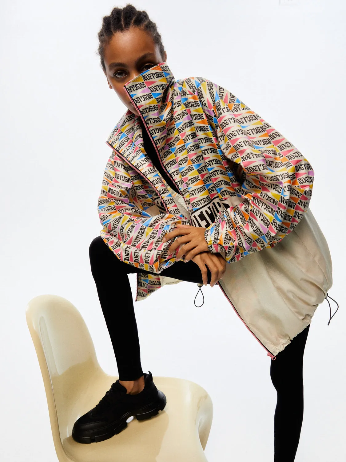 Veste imprimée oversized