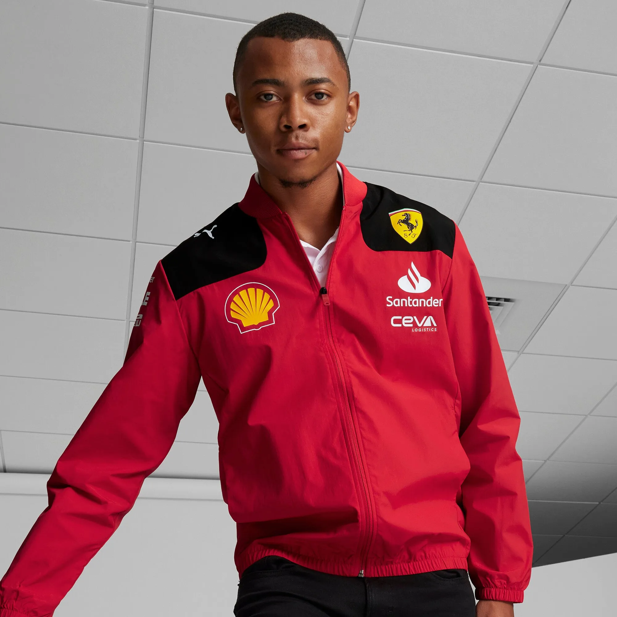 Veste d'équipe réplique Scuderia Ferrari 2023 pour homme PUMA