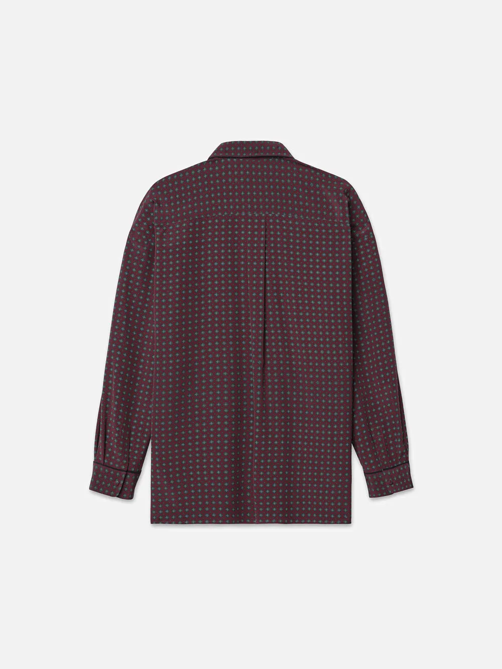 Chemise de nuit femme Ritz -- Bordeaux multicolore