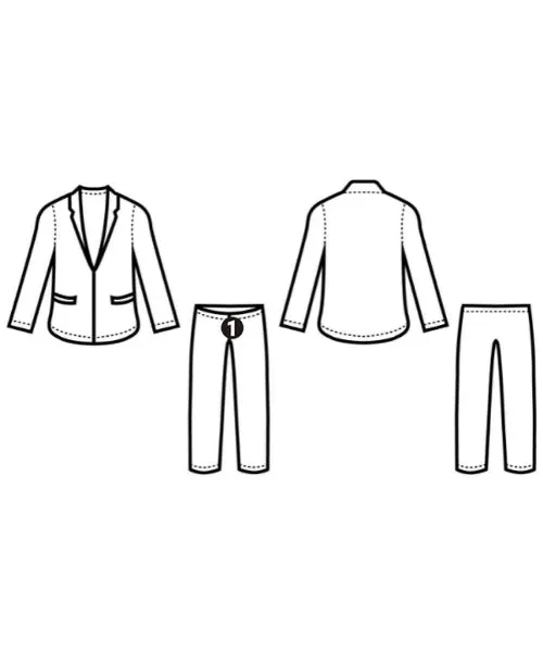 Costumes Saint Laurent Paris
