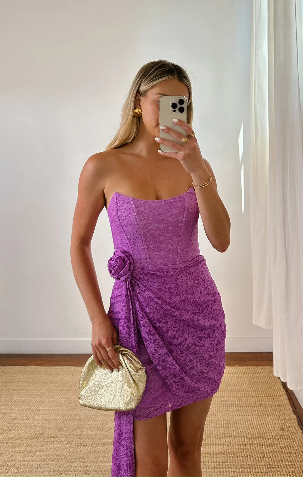Robe Shelby ~ Dentelle Violette Adorable