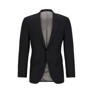 Single-breasted jacket in stretch wool