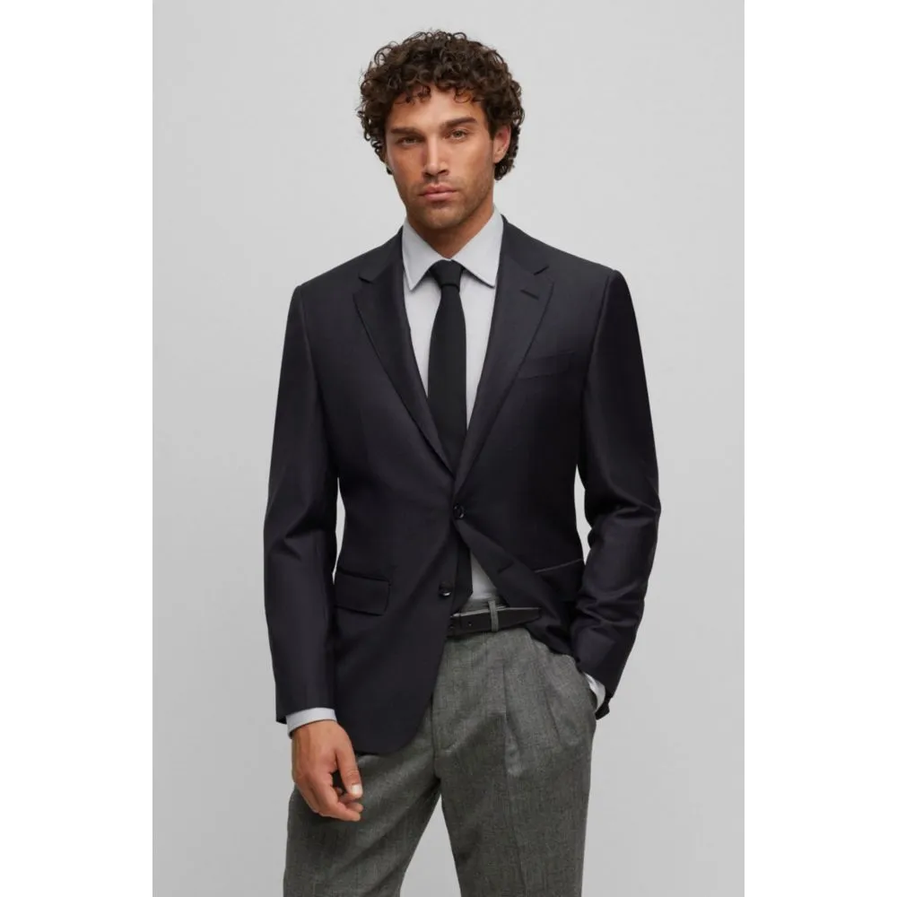 Veste croisée en laine extensible