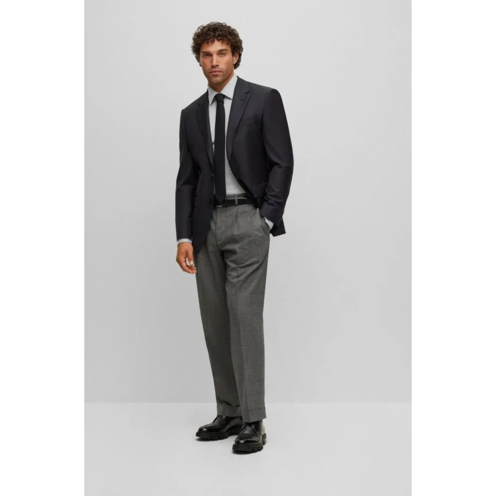 Veste croisée en laine extensible
