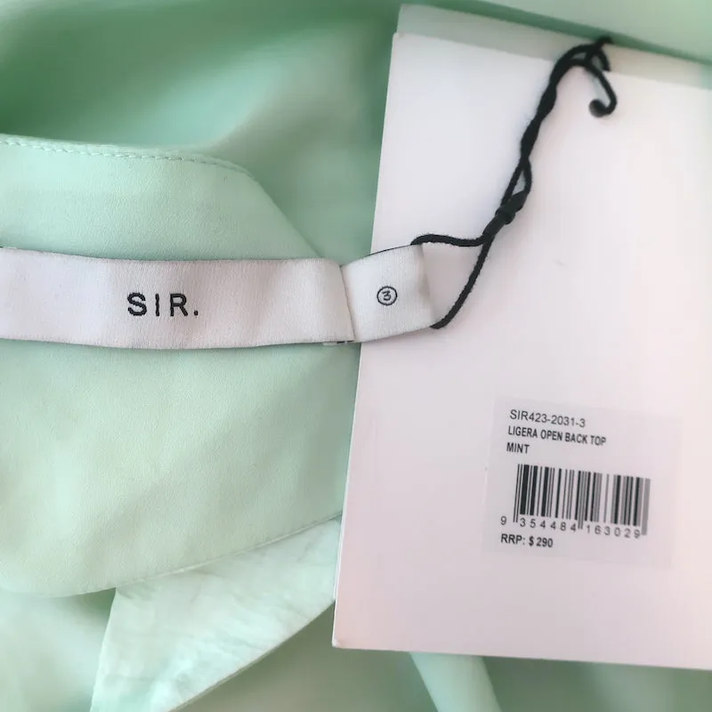 SIR Ligera Haut Asymétrique Découvert Menthe Taille 3 NEUF