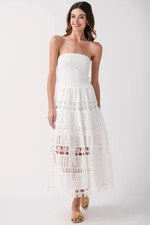 Strut & Bolt Eyelet Lace Tube Dress