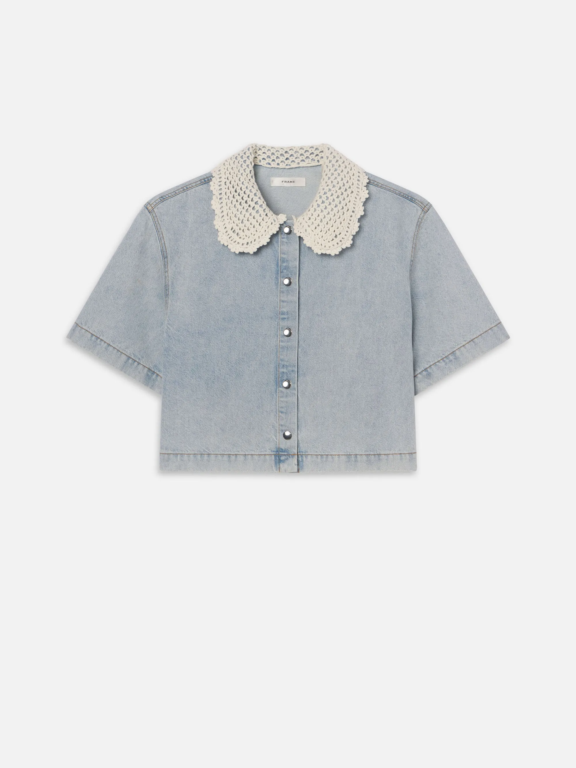 La Chemise à Col Crocheté -- Floride