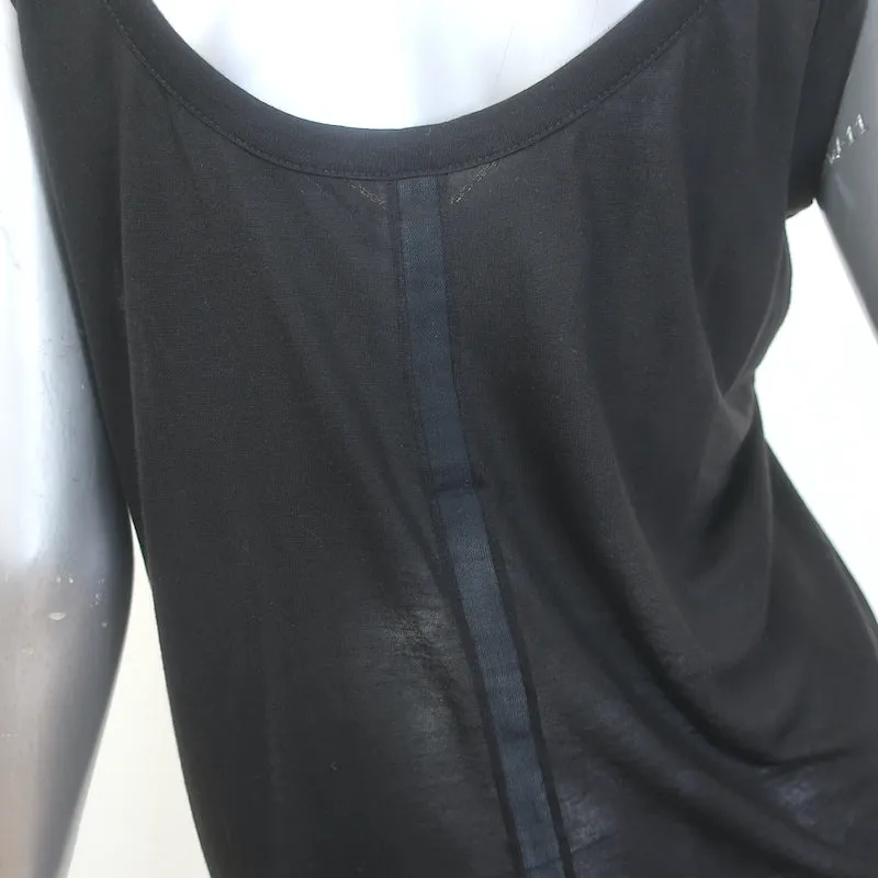 Le débardeur The Row Thomaston à encolure ronde en jersey noir taille moyenne