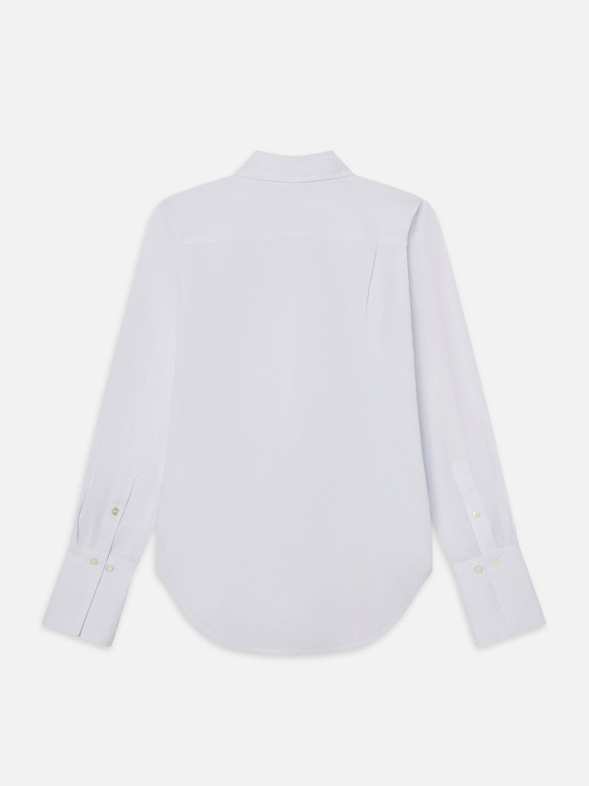 La Chemise Classique Seersucker -- Chambray Clair Multicolore
