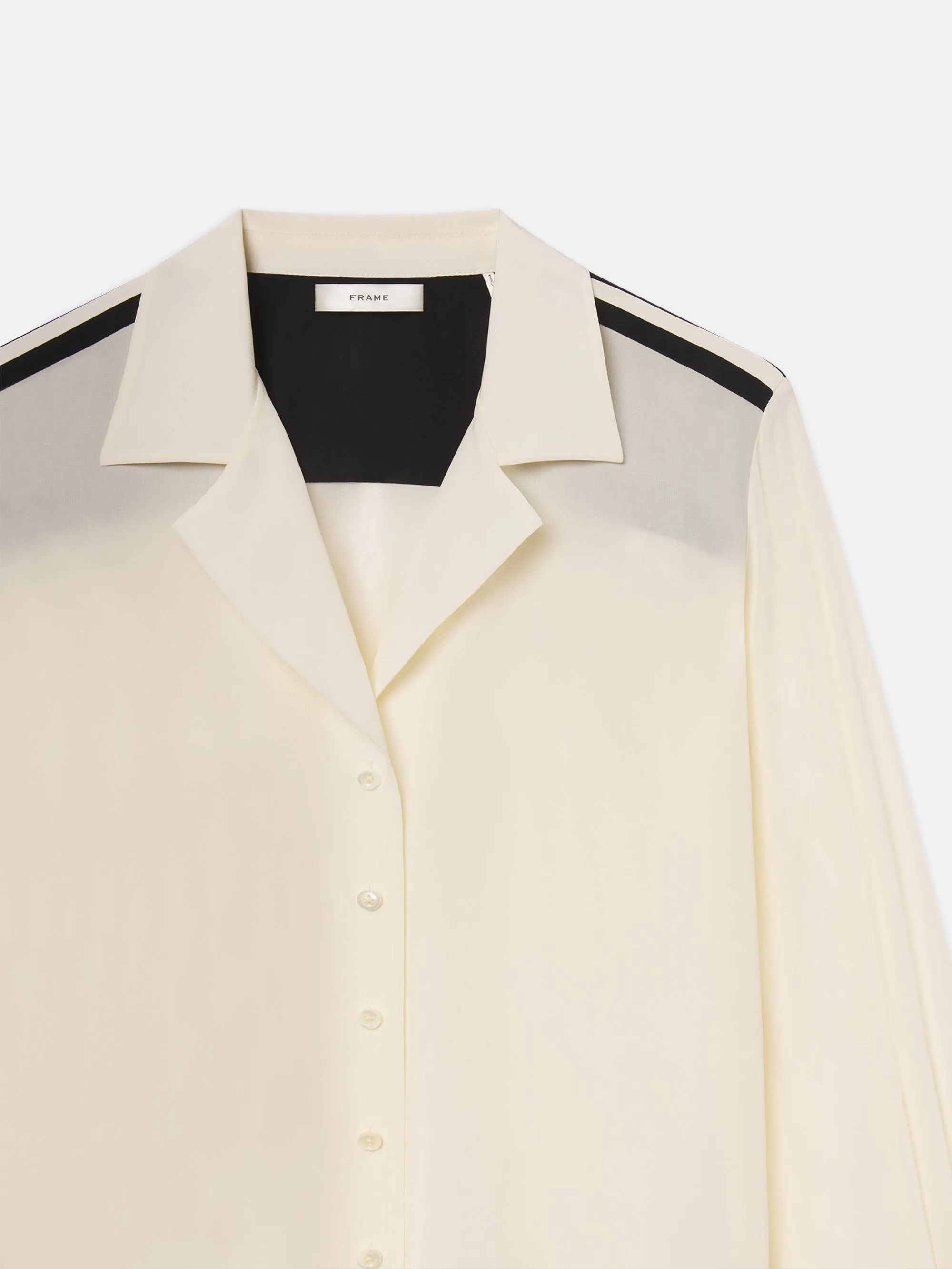 La Chemise de Pyjama en Soie -- Multi Albâtre